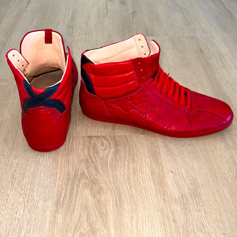 Men’s gucci high top 11G size 12US